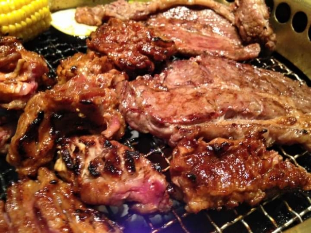 焼いた肉